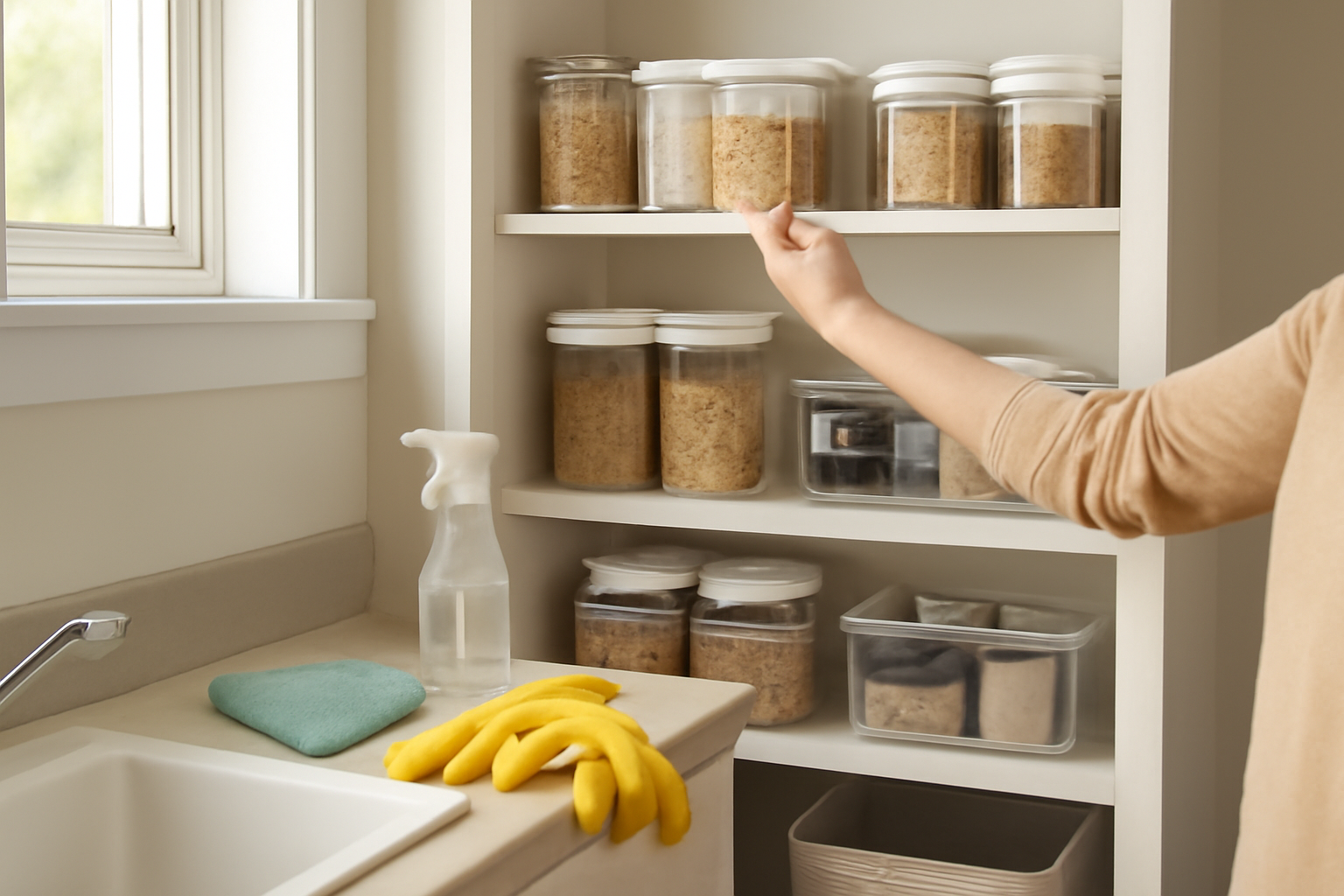 Efficient Pantry Organization for Small Kitchens: Maximizing Space and Accessibility illustration