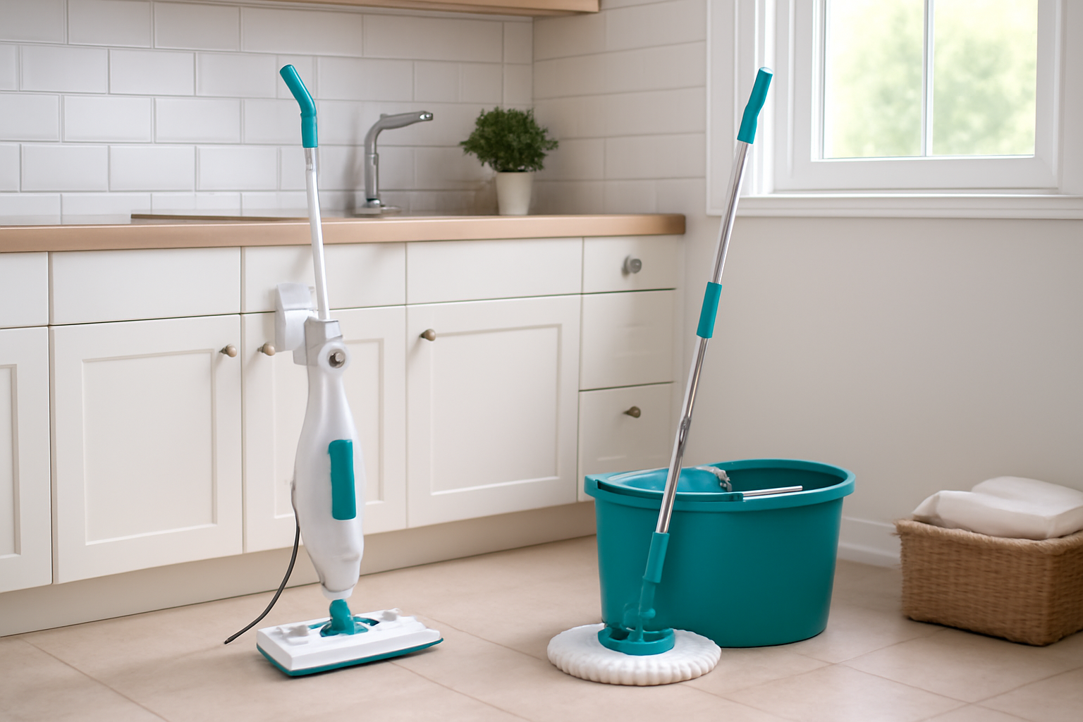 Steam Mops vs Spin Mops: Choosing the Best Floor Cleaning Tool for Your Home illustration