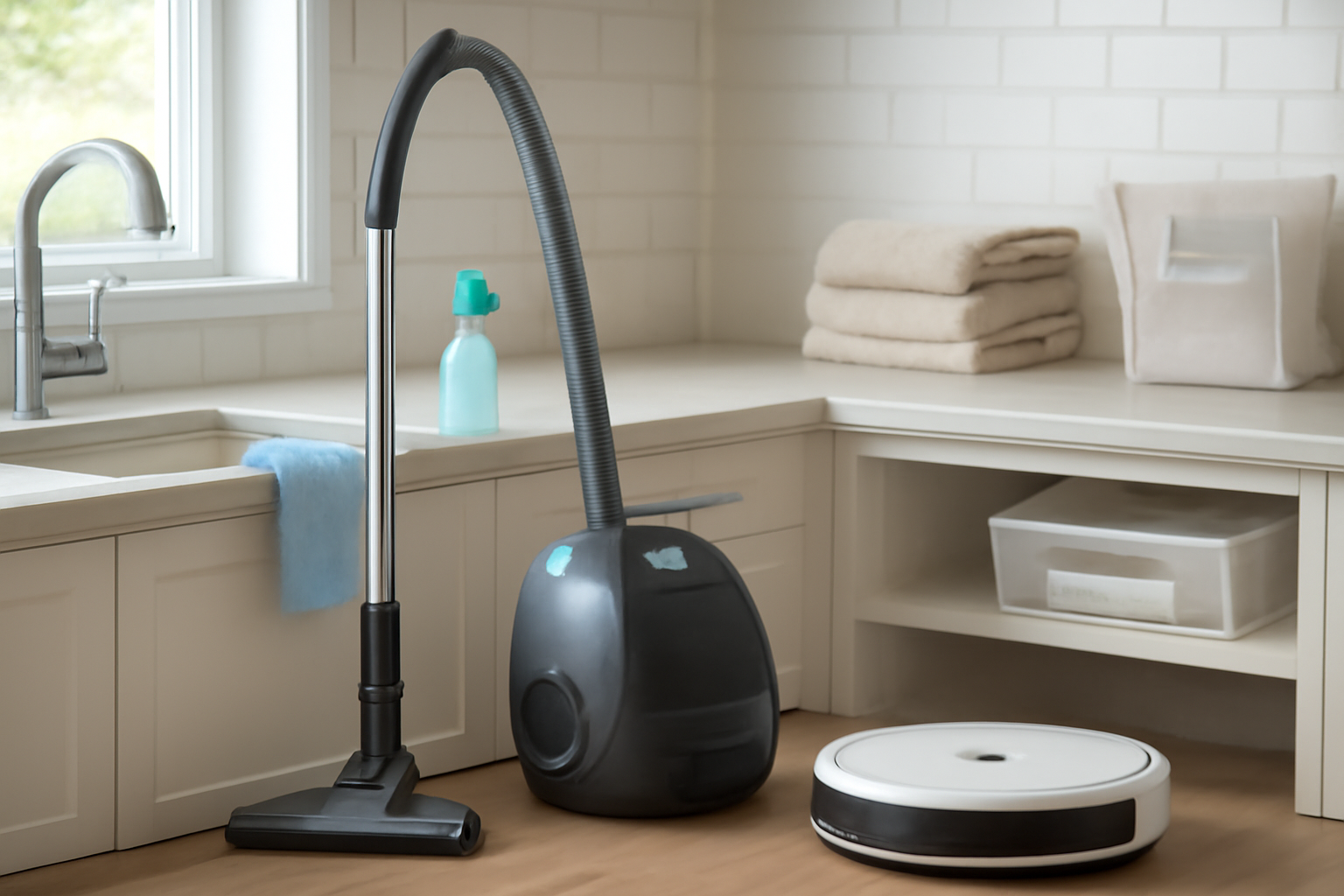 Vacuum Cleaners vs. Robot Vacuums: Choosing the Best Fit for Your Home Cleaning Needs illustration