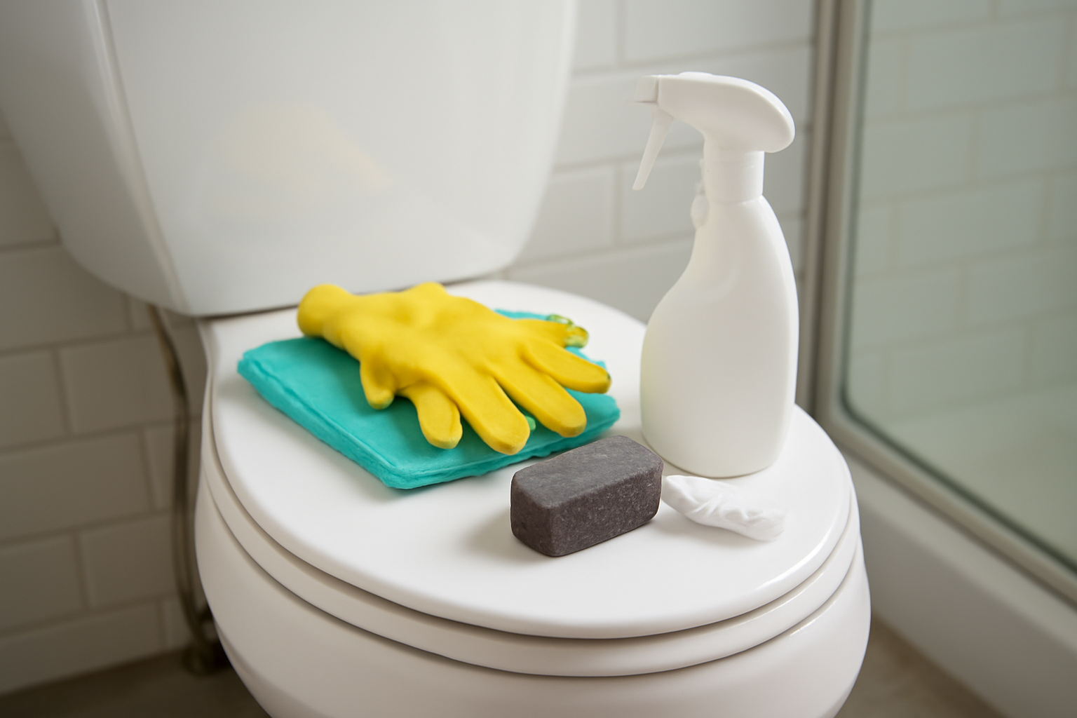 How to Remove Toilet Bowl Rings Quickly and Safely: A Step-by-Step Cleaning Guide illustration