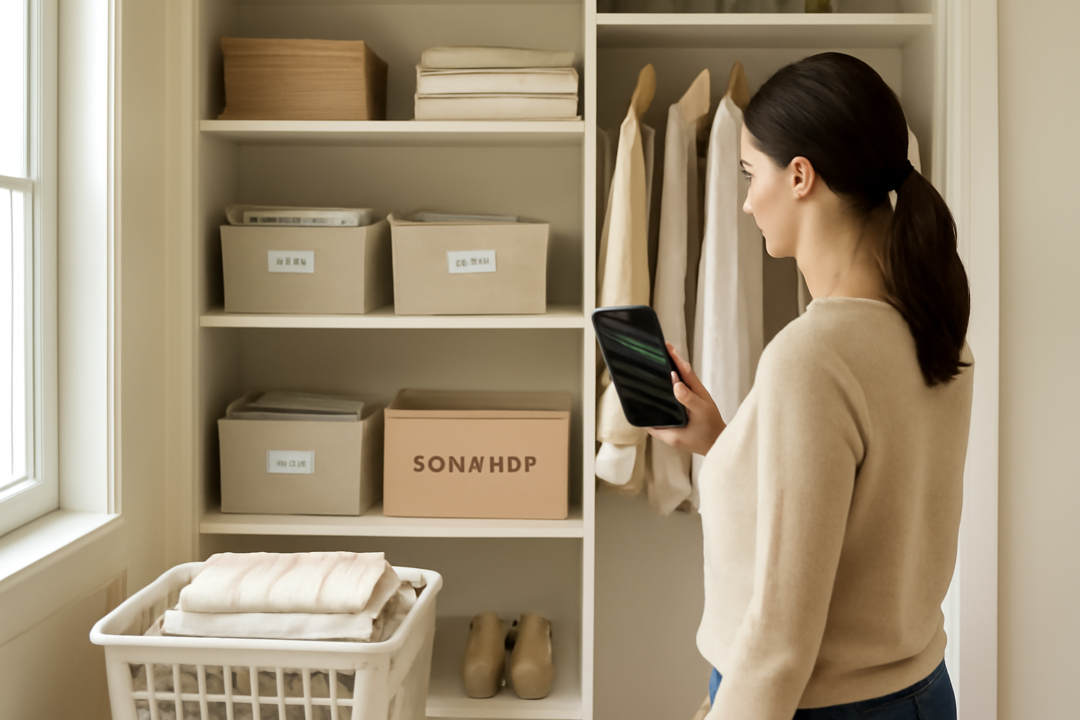 How to Declutter Your Closet When You Feel Overwhelmed: A Step-by-Step Guide illustration