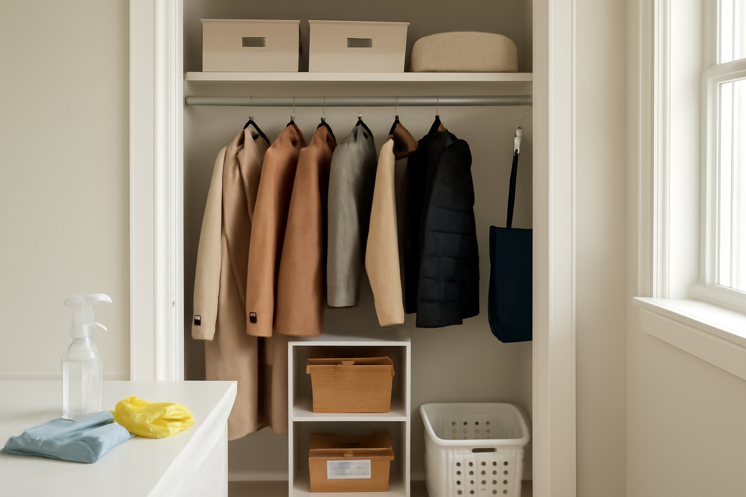 How to Organize Your Entryway Coat Closet in 30 Minutes or Less illustration