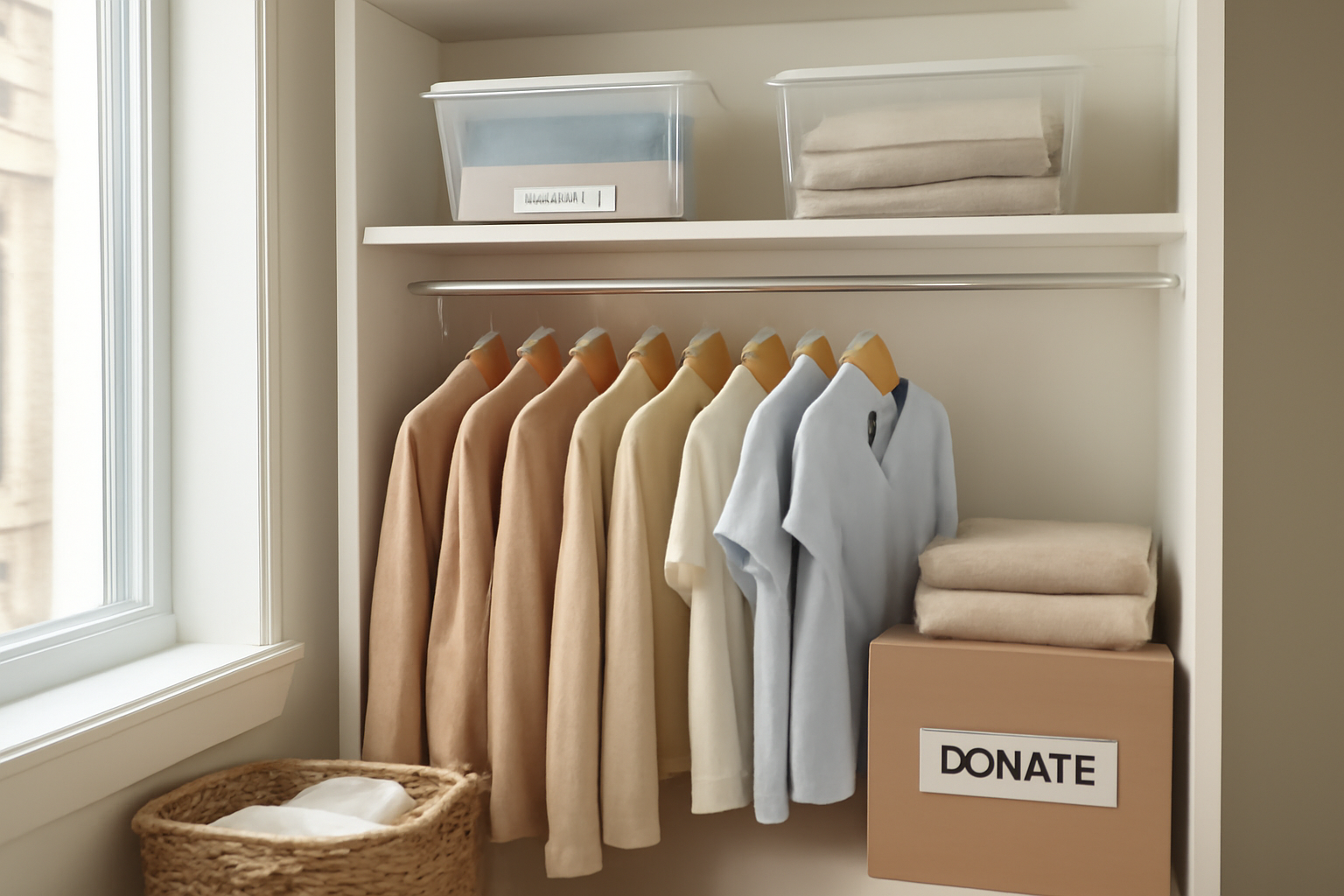 How to Organize Your Closet for Seasonal Wardrobe Rotation: A Step-by-Step Guide illustration