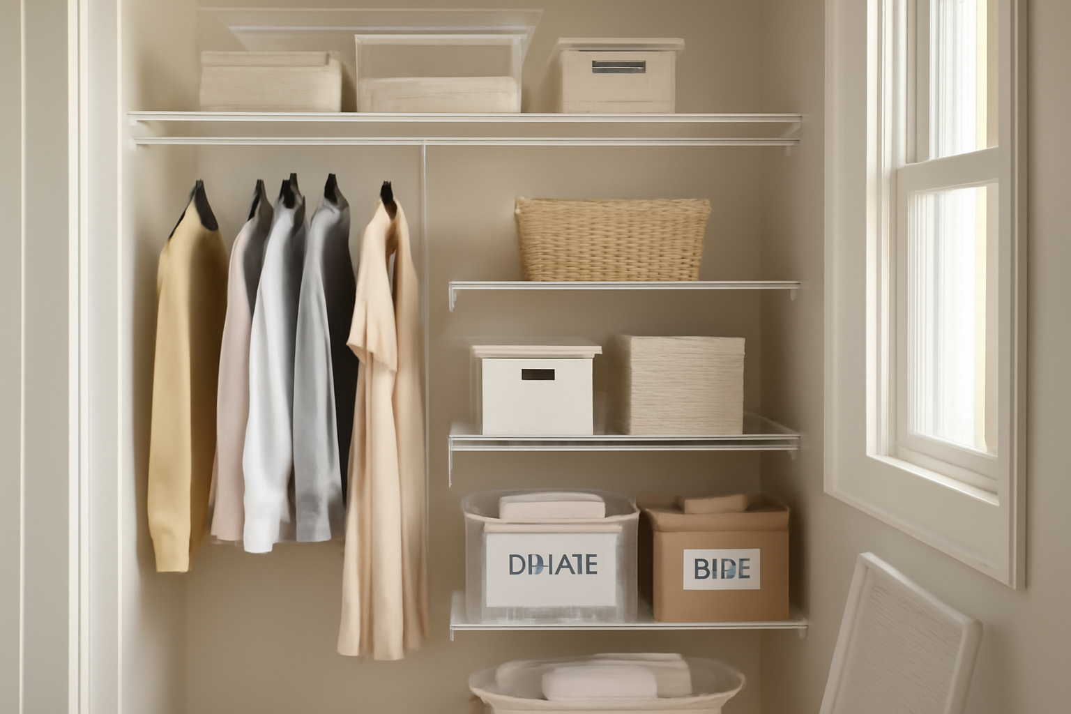The 5-Step Closet Declutter Challenge: A 30-Day Plan to Transform Your Wardrobe illustration