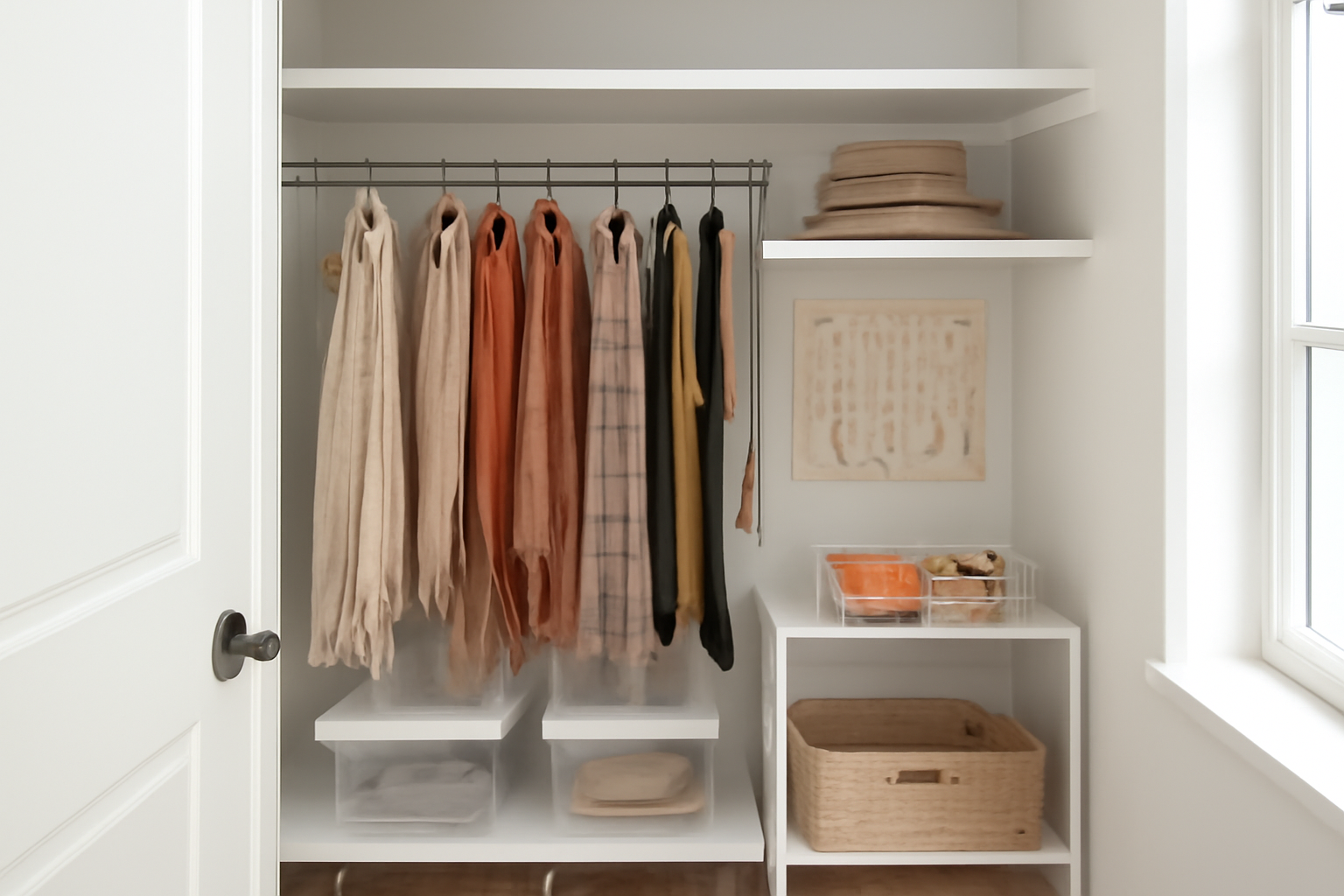 How to Organize Accessories in a Small Closet: A Step-by-Step Guide for Scarves, Belts, Hats, and Jewelry illustration