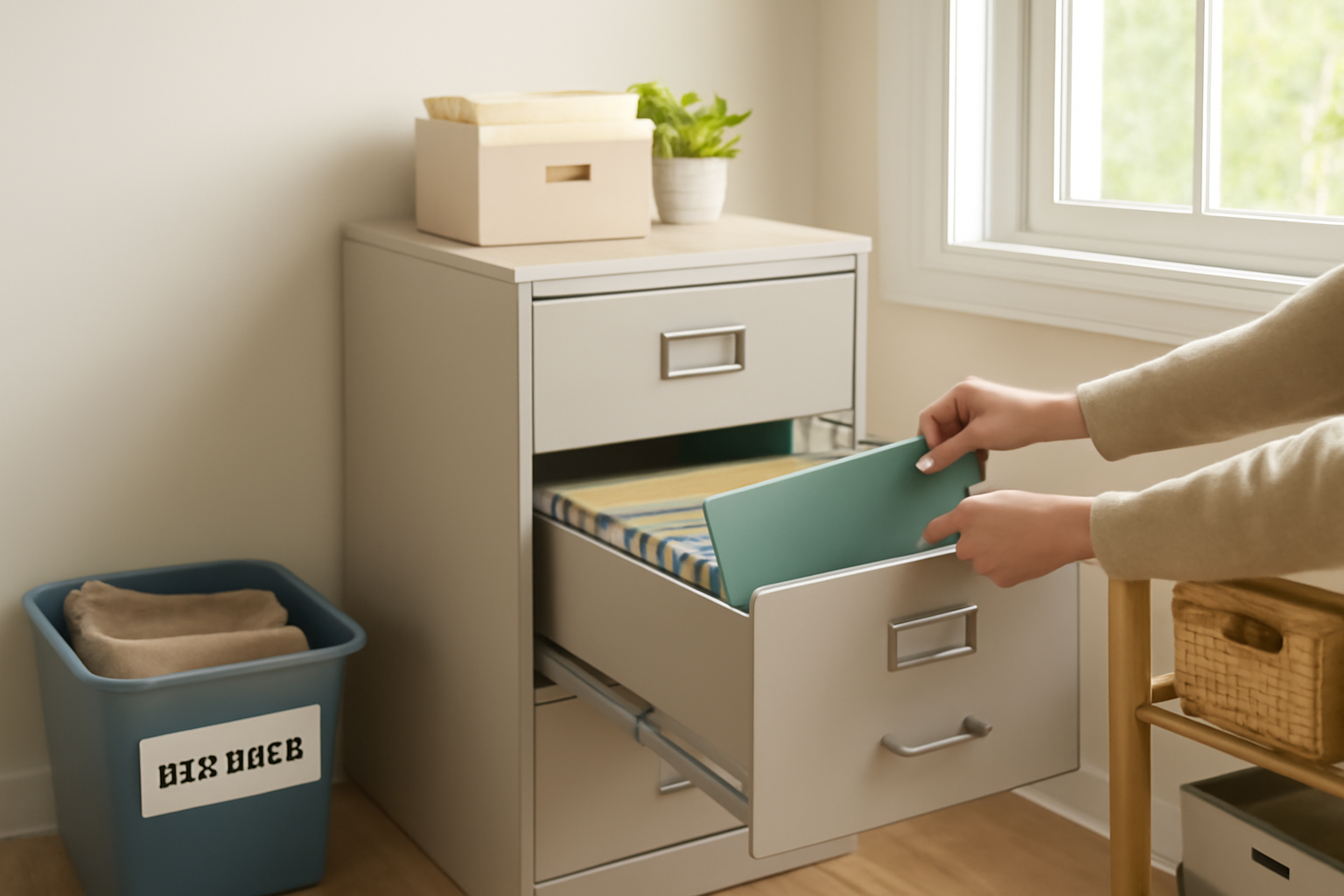 How to Organize Your Home Filing Cabinet: A Step-by-Step Guide for Important Documents illustration