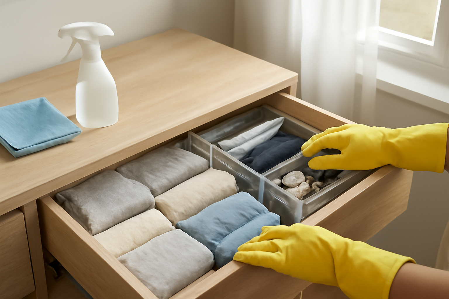 How to Organize Closet Drawers for Maximum Space: A Step-by-Step Guide to Folded Clothing and Accessories illustration