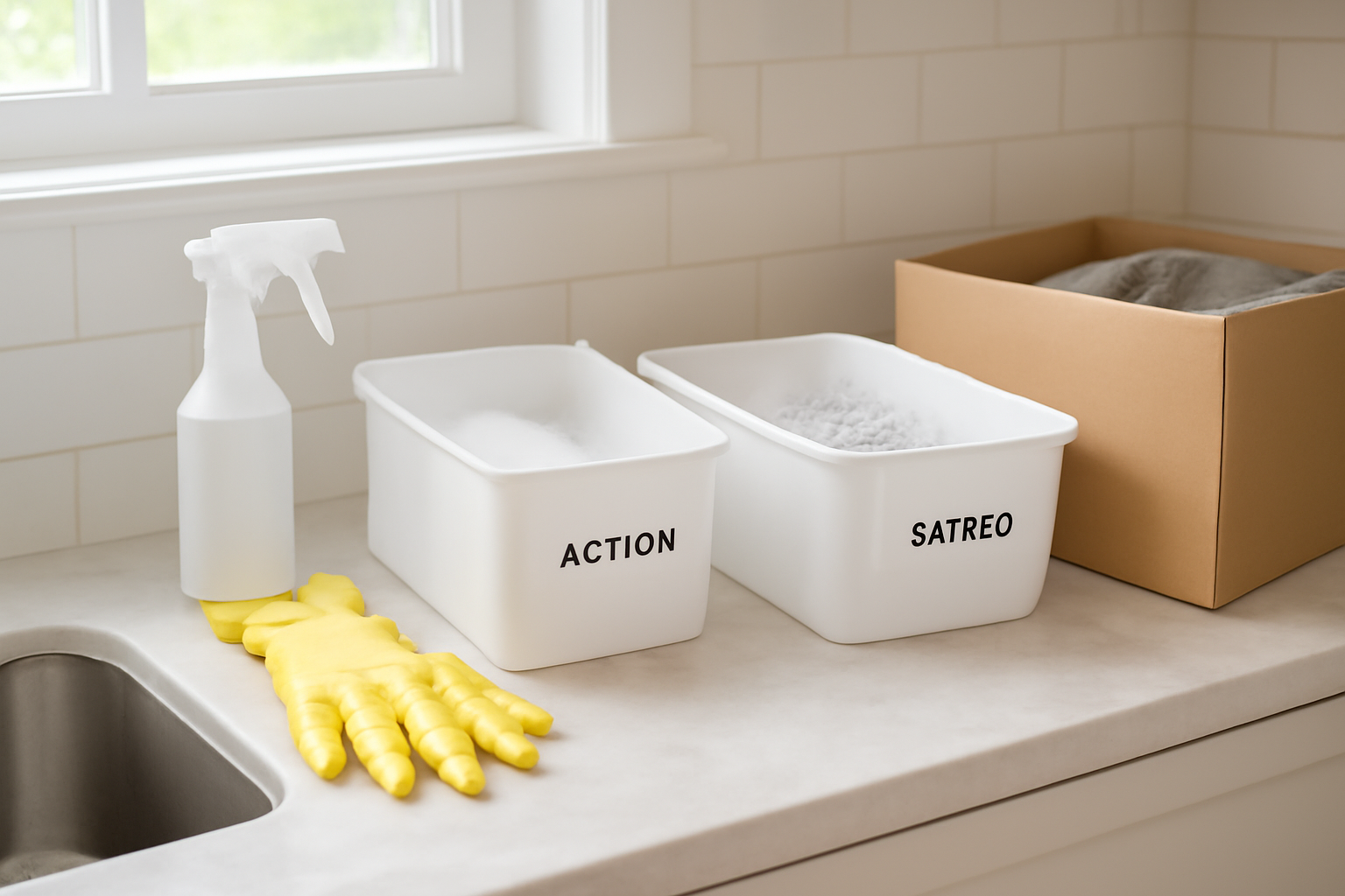 How to Stop Paper Clutter: A Simple 4-Box System for Home Documents illustration