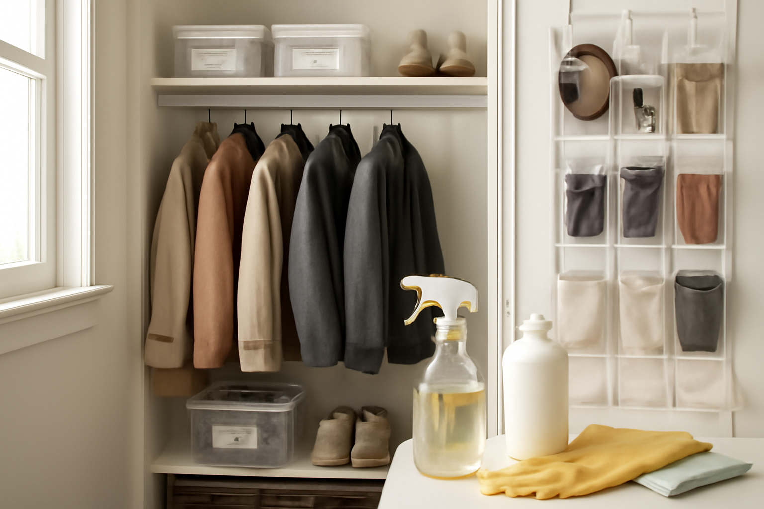 How to Organize an Entryway Closet: A Step-by-Step Guide for Shoes, Coats, and Daily Gear illustration