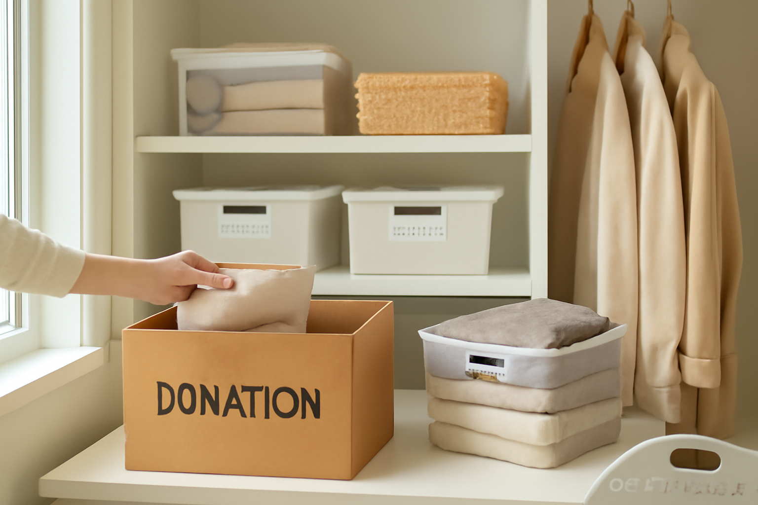 How to Declutter Your Closet in 15 Minutes: A Quick-Step Guide for Small Spaces illustration