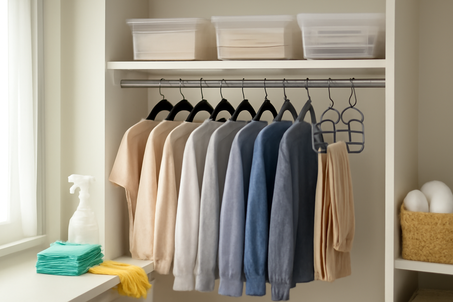 How to Organize a Single-Rod Closet: A Step-by-Step Guide to Maximize One Rod illustration