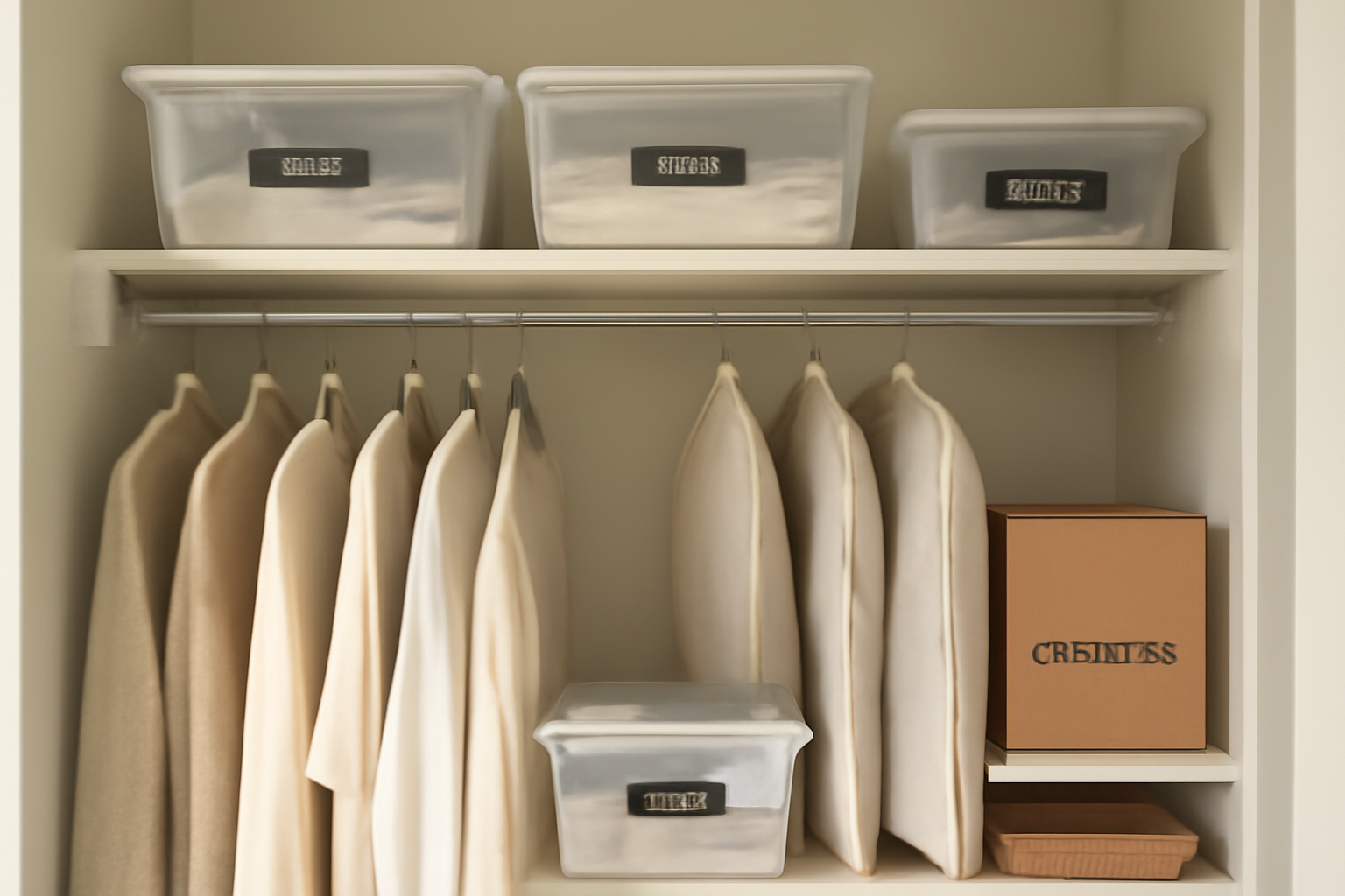 How to Organize a Closet for Seasonal Clothing Rotation: A Step-by-Step Guide to Storing Off-Season Items illustration