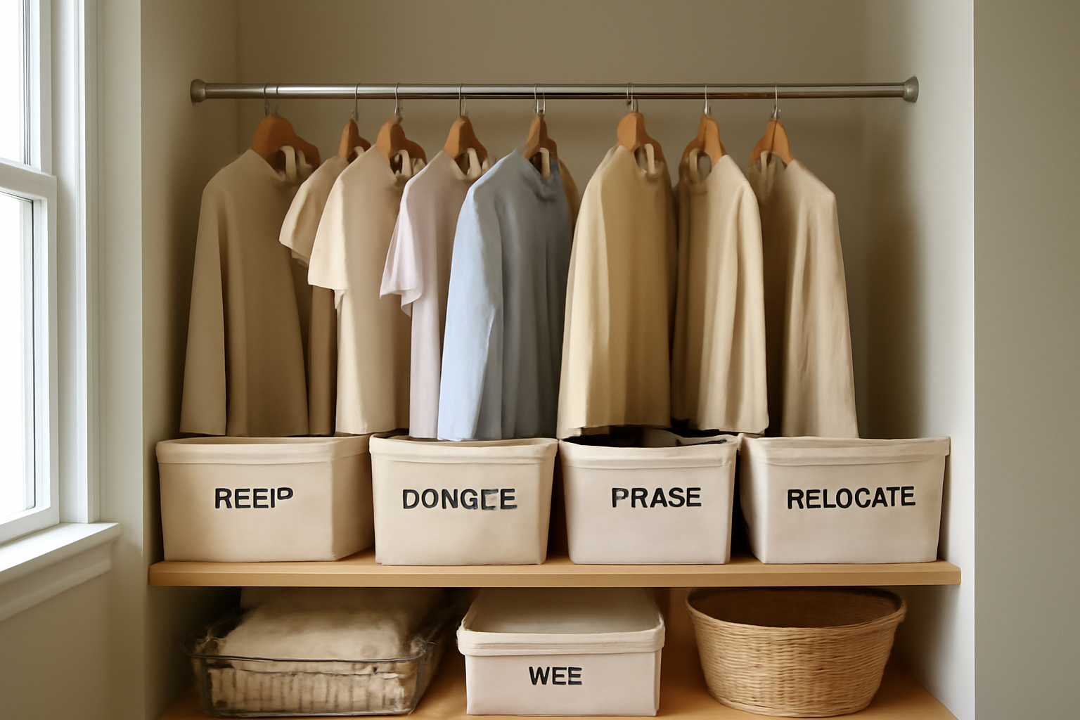 How to Declutter a Closet in 30 Minutes: The Quick-Start Method for Overwhelmed Homeowners illustration