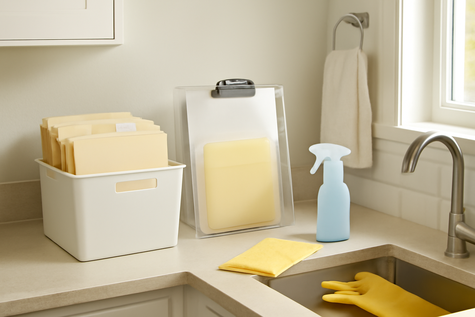 How to Organize Kids' School Papers and Artwork: A Simple System That Won't Overwhelm You illustration