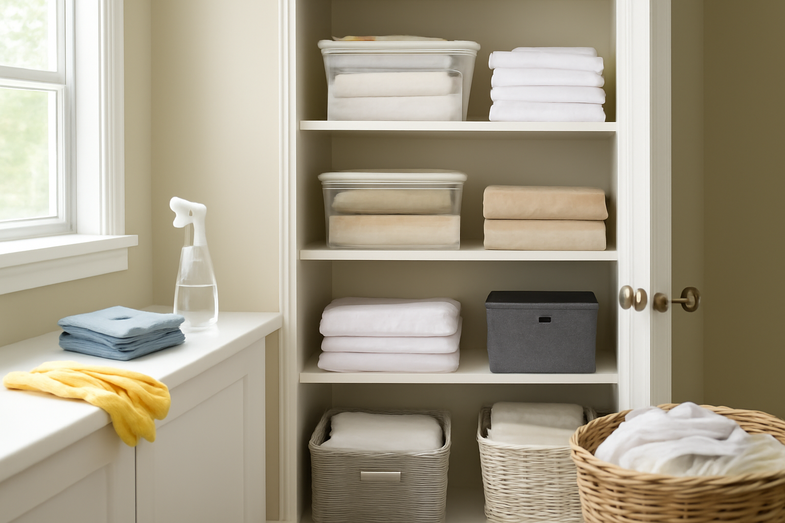 How to Organize a Linen Closet So You Can Actually Find the Matching Sheet Set illustration