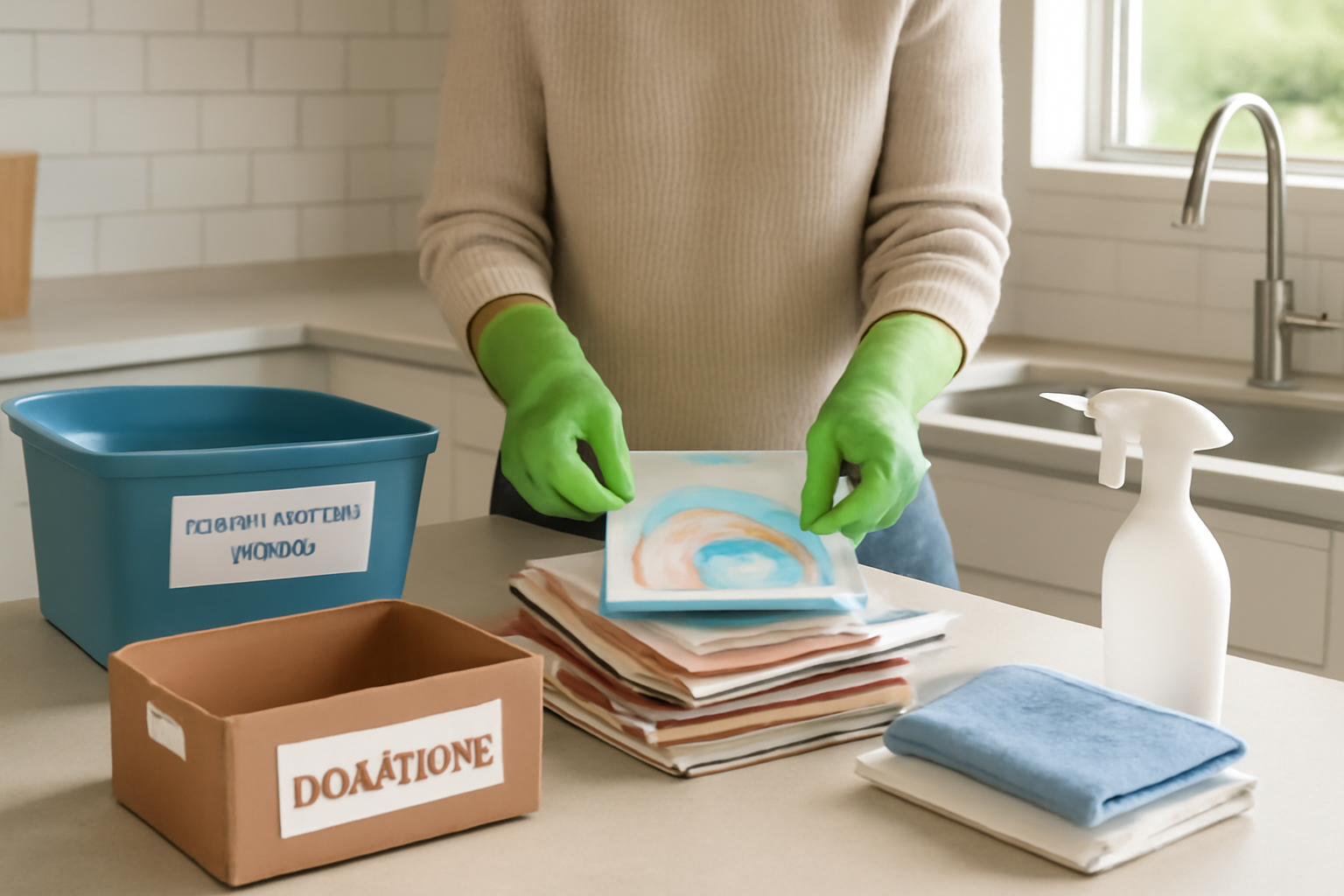 How to Declutter Sentimental Papers: Let Go of Cards, Letters, and Kids' Art Without Guilt illustration