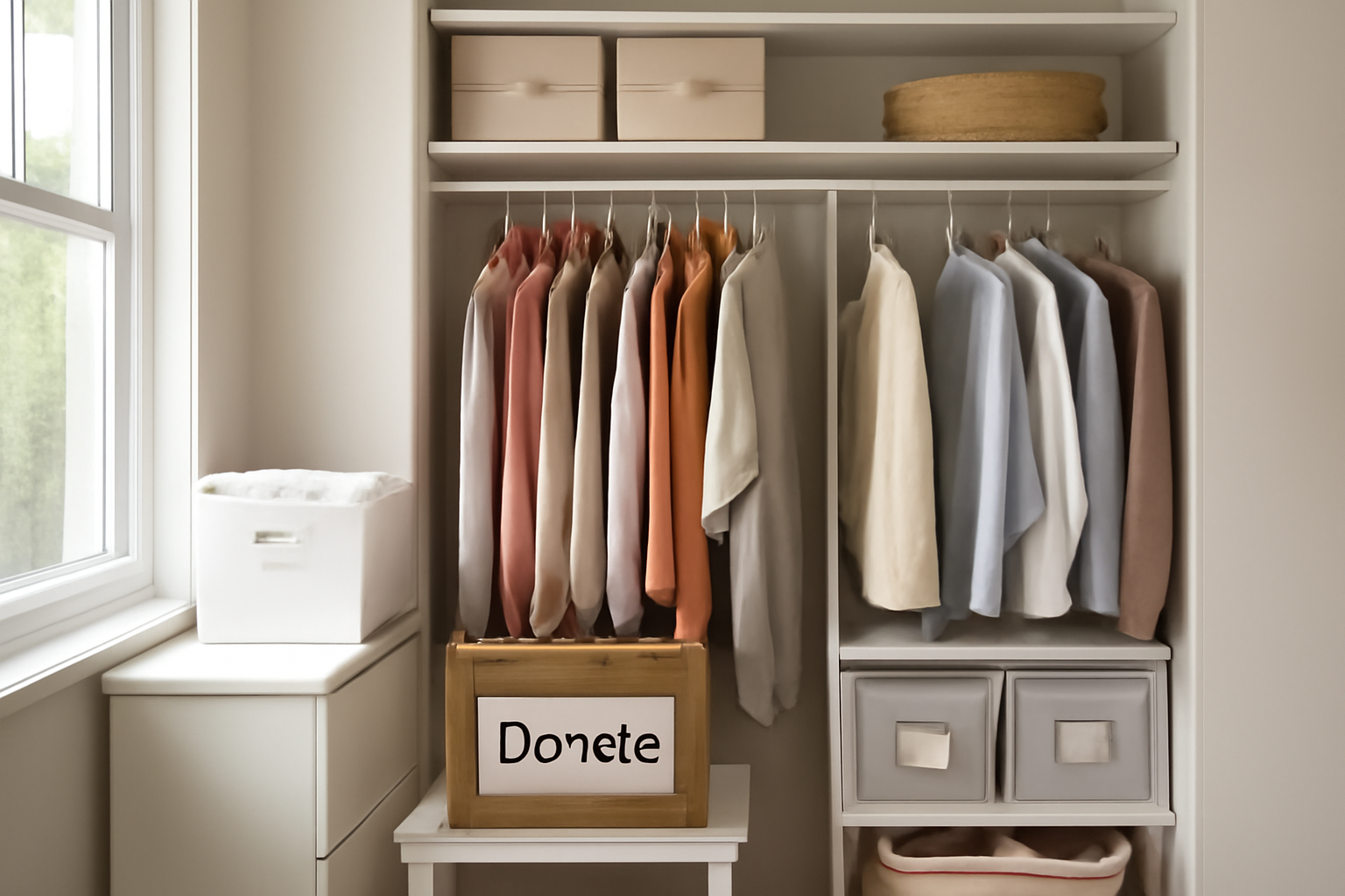 How to Organize a Closet for a Shared Wardrobe: A Step-by-Step Guide to Dividing Space Between Partners illustration