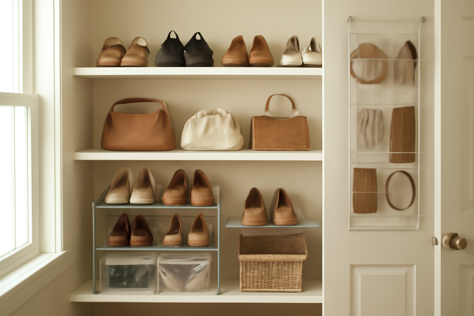 How to Organize a Closet for Shoes and Accessories: A Step-by-Step Guide to Maximize Space and Keep Pairs Visible illustration