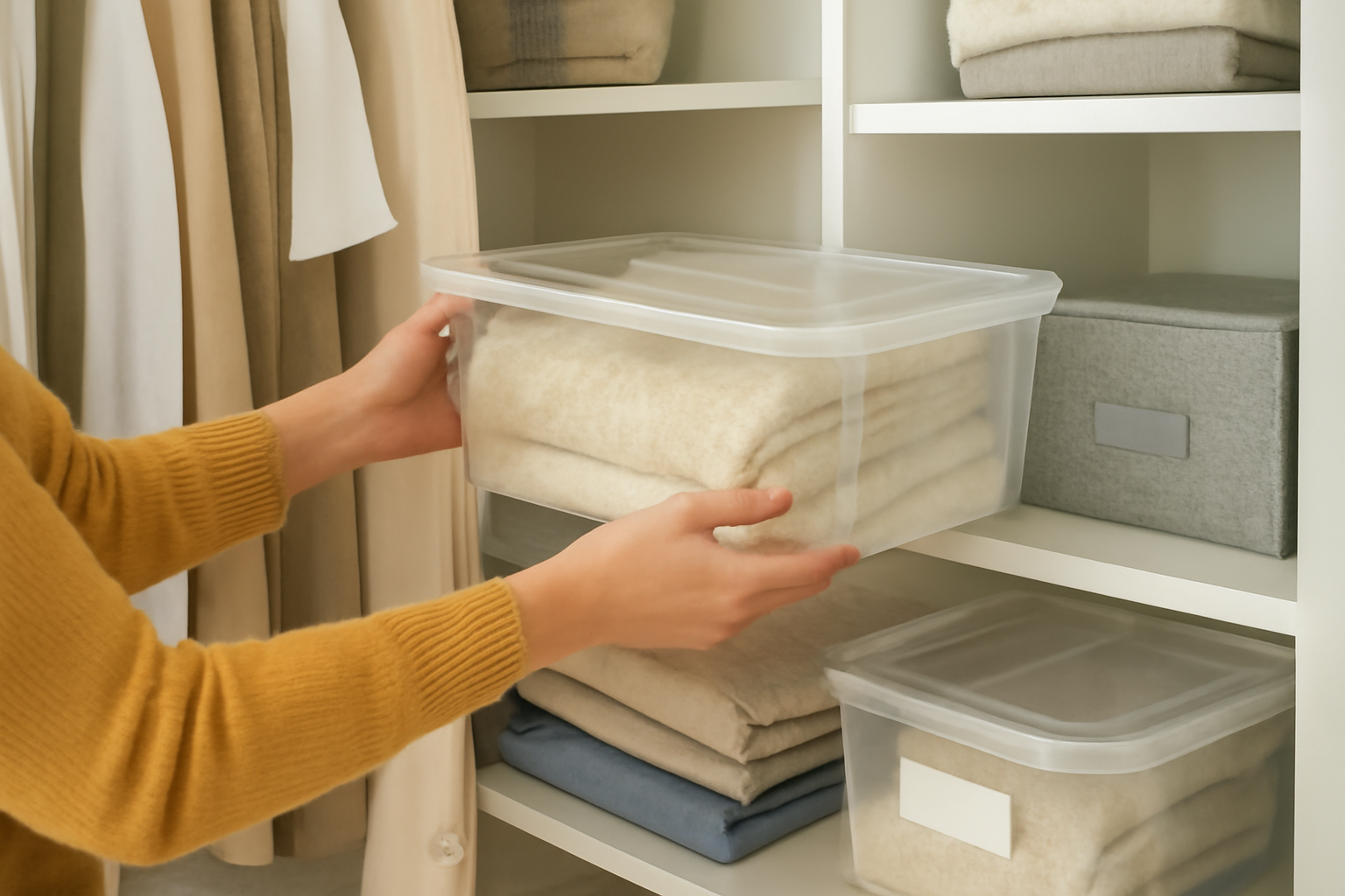How to Rotate Your Closet Seasonally: A Step-by-Step Guide to Storing Off-Season Clothes illustration