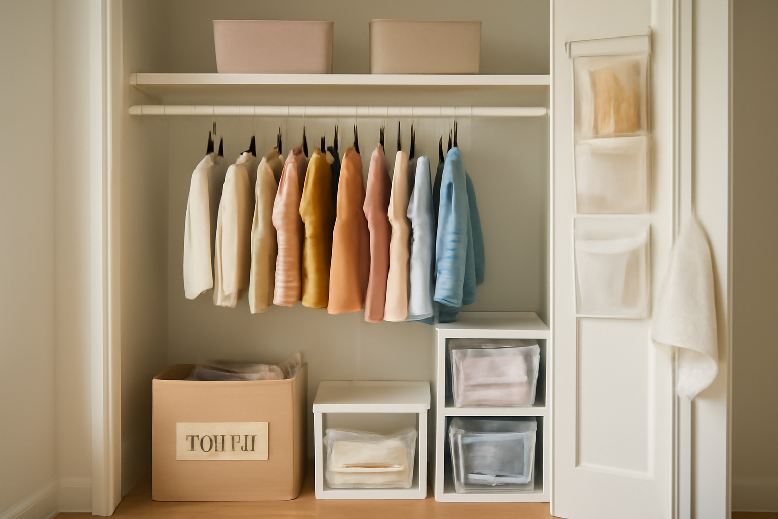 How to Organize a Kids' Closet: A Step-by-Step Guide to Managing Clothing Growth Spurts and Seasonal Rotations illustration